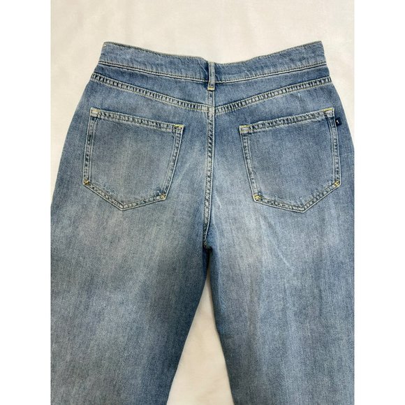 Anthropologie Pilcro Vintage Crop Mid-Rise Straight Jeans Size 27 - Picture 12 of 12